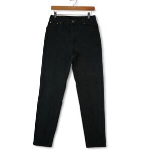 Vintage 90s Levis 550 Jeans Womens 12 Regular Black Relaxed Fit Tapered Leg 1999